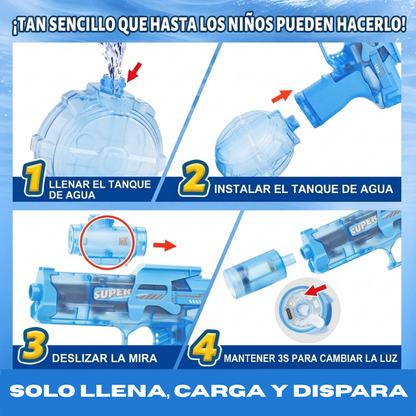 Voltix™: Pistola de Agua Automática